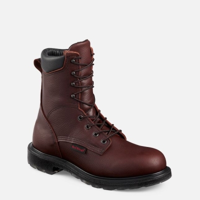 Men's Red Wing Supersole® 2.0 8-inch Work Boots Brown | IL581RFEC