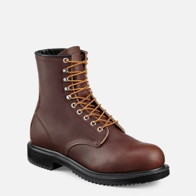 Men's Red Wing Supersole® 8-inch Work Boots Brown | IL249GSIN