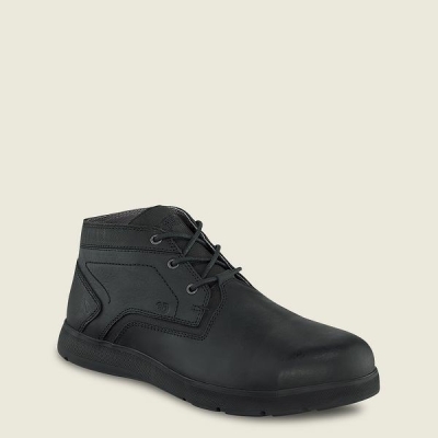 Men's Red Wing Zero-G Lite Chukka Work Shoes Black | IL128DUTZ